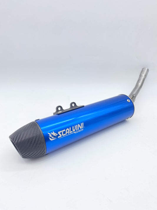 Carbon look Blue silencer HM 50 ('10-'15)