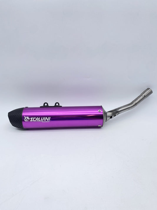 Carbon look Purple HM 50 silencer ('10-'15)