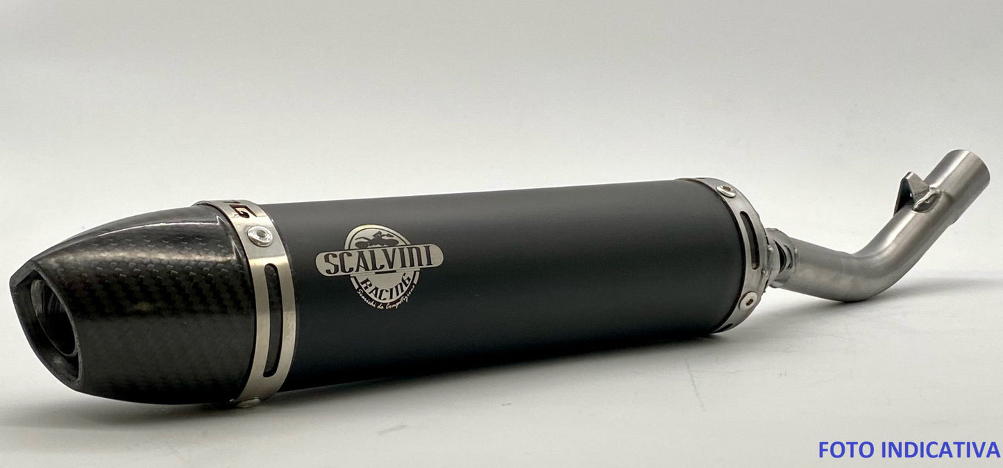 Mix silencer black anodized aluminum with carbon end cap HQ CR 65 ('11-'13)